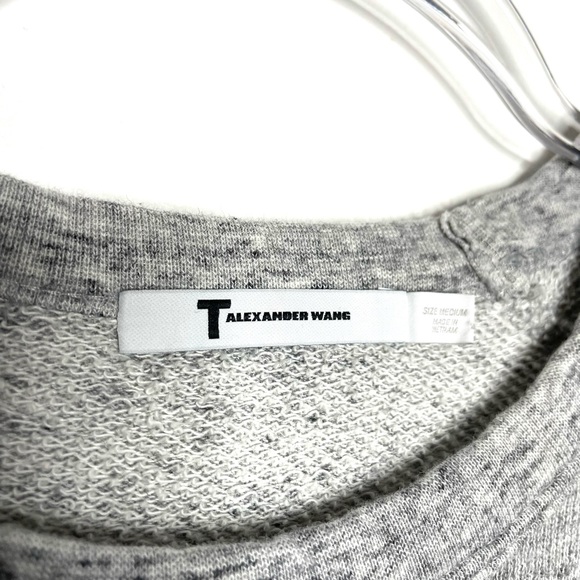 T Alexander Wang |  French Terry Sweatshirt Grey M - Picture 4 of 5